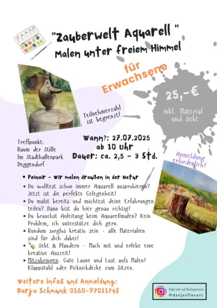aquarell malkurs fuer erwachsene